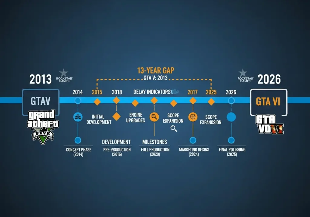 GTA 6 Delay to November 2026: Take-Two Stock Falls 7% | Gaming Industry Analysis - Sezarr Overseas News GTA 6 Delay to November 2026: Take-Two Stock Falls 7% | Gaming Industry Analysis - GTA 6